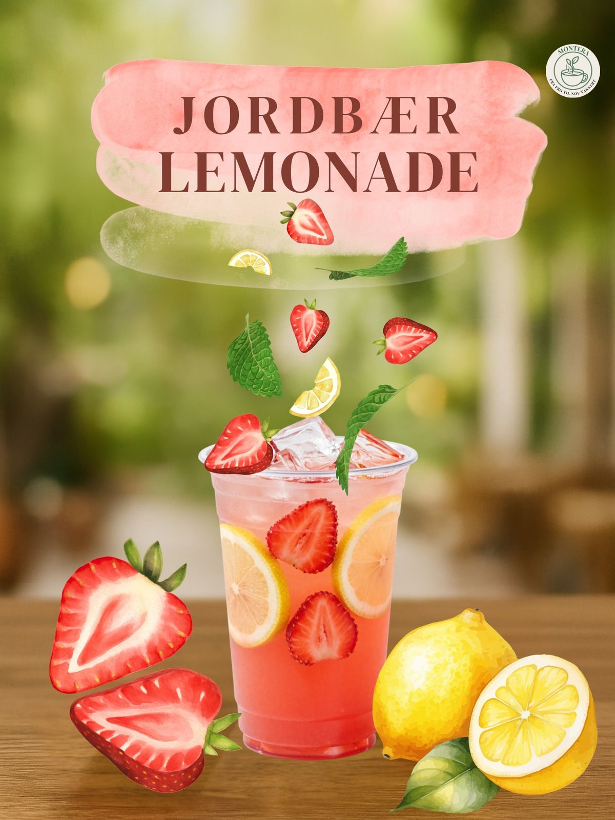 Jordbær Lemonade